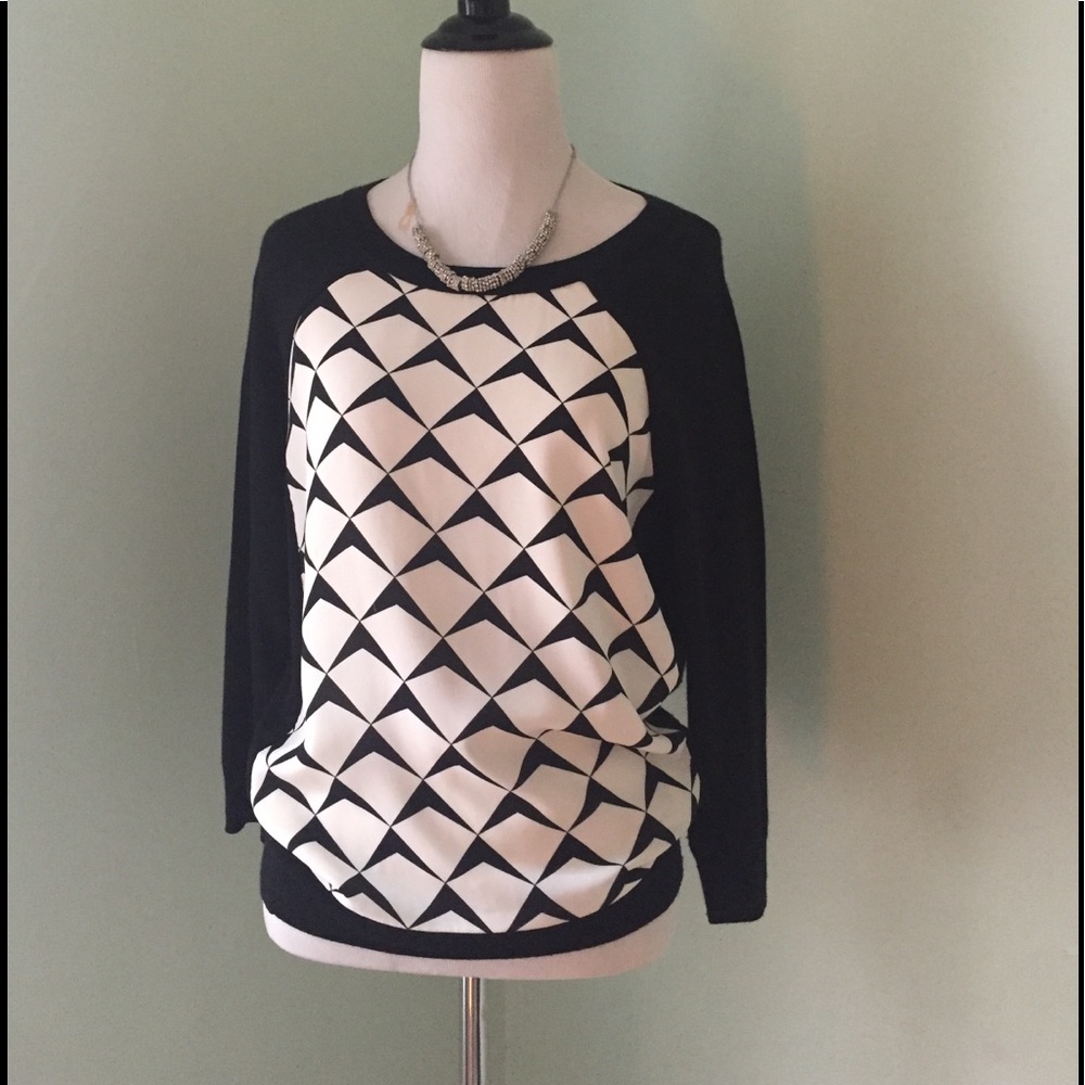 J. Crew Triangle Pattern Sweater